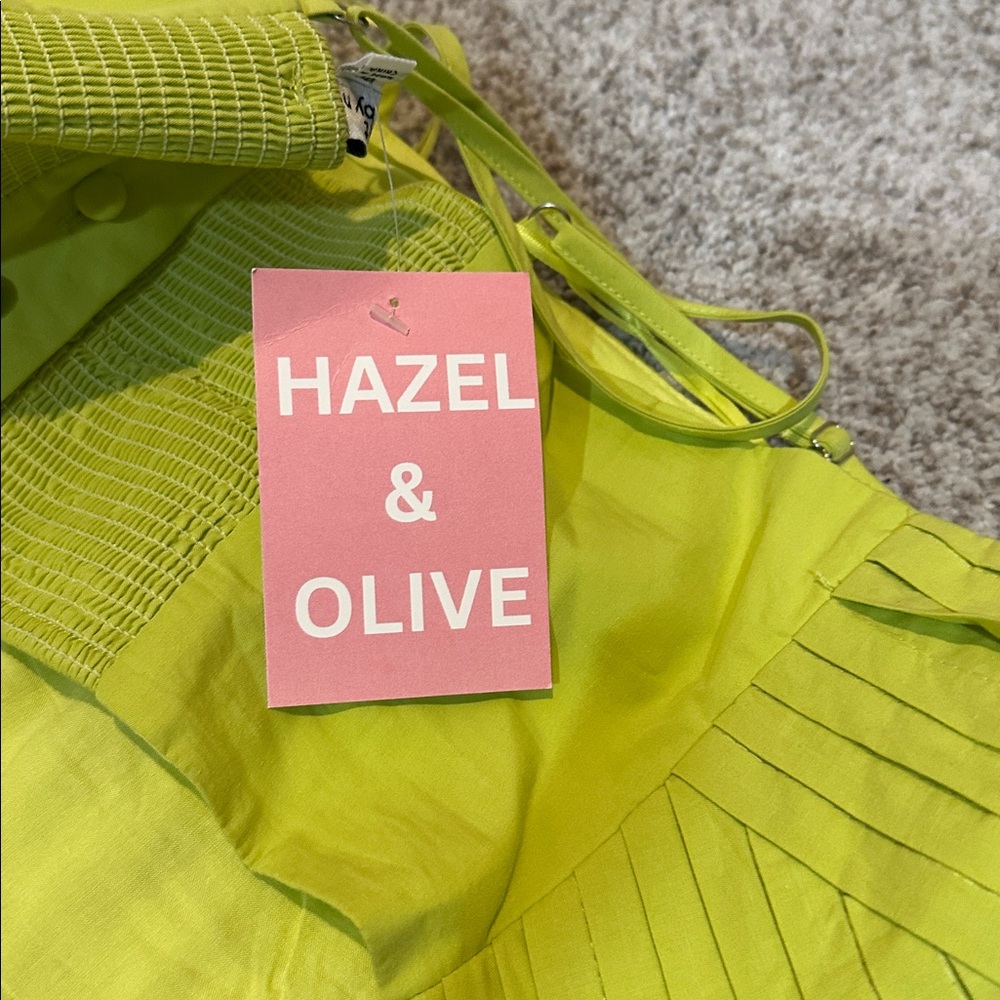 Lime Cutout Maxi Dress - Picture 9 of 9